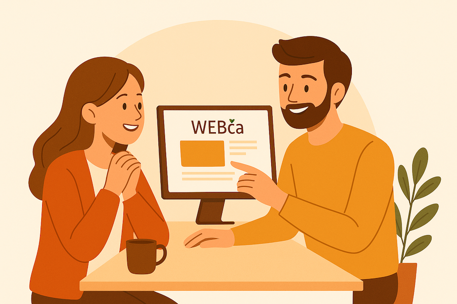 Kontaktujte nás – tvorba web stránok, e-shopov a online riešení | WEBča